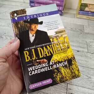 Wedding Cardwell Ranch LARGER PRINT BJ Daniels 2014 Harlequin Intrigue Romance